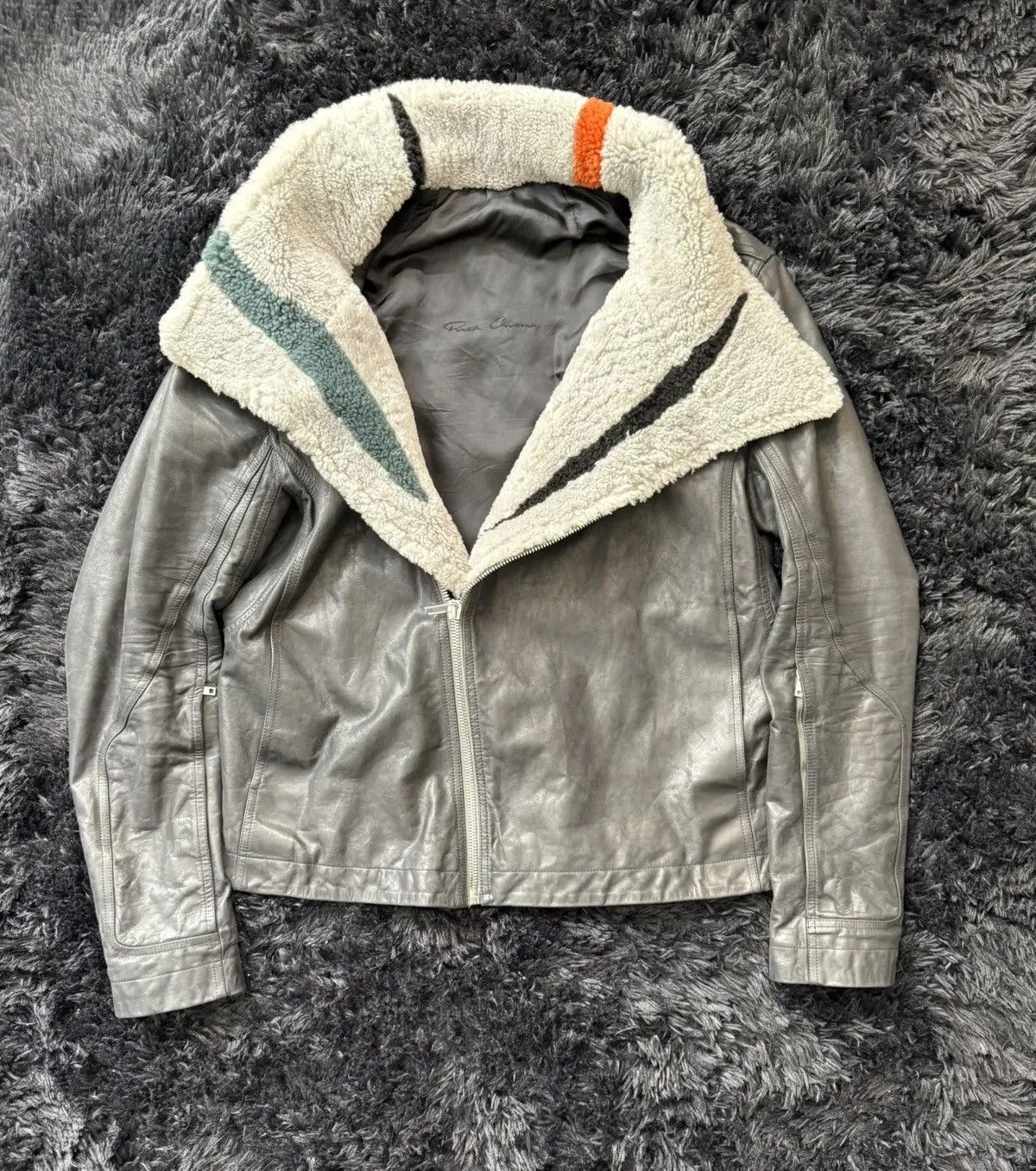 Rick Owens Bauhaus Shearling Jacket Fall 2022 Size US L / EU 52-54 / 3 - 2 Thumbnail