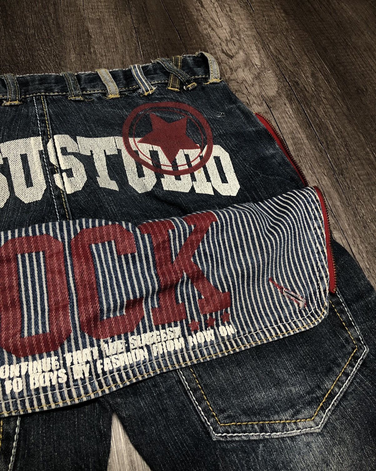 Hysteric Glamour × Japanese Brand BA-TSU STUDIO ROCK DENIM JEANS JAPANESE BRAND (UNISEX) Size US 29 - 4 Thumbnail