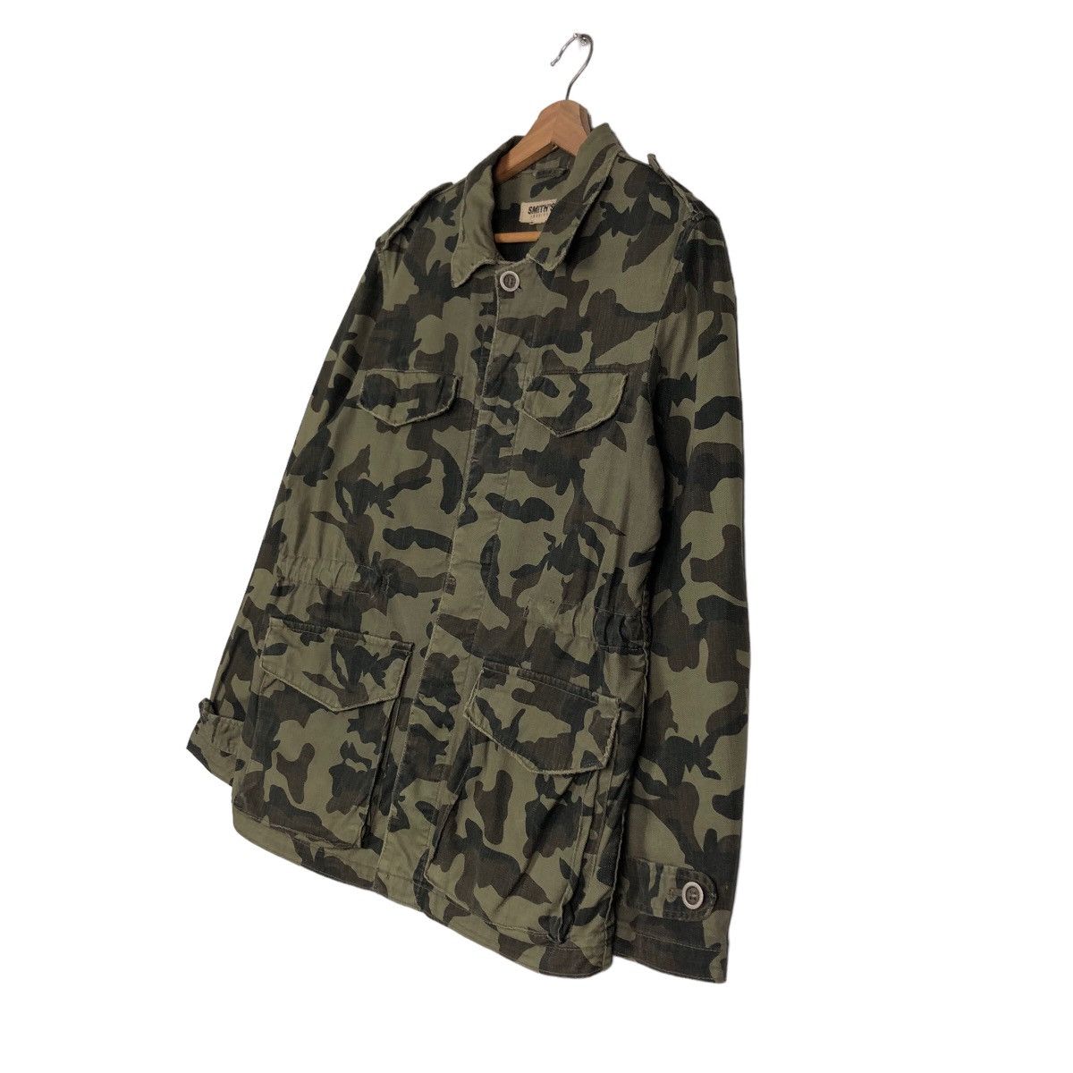 Japanese Brand 🔥Vintage Smith’s American Camouflage Chore Jacket Military Size US M / EU 48-50 / 2 - 2 Thumbnail