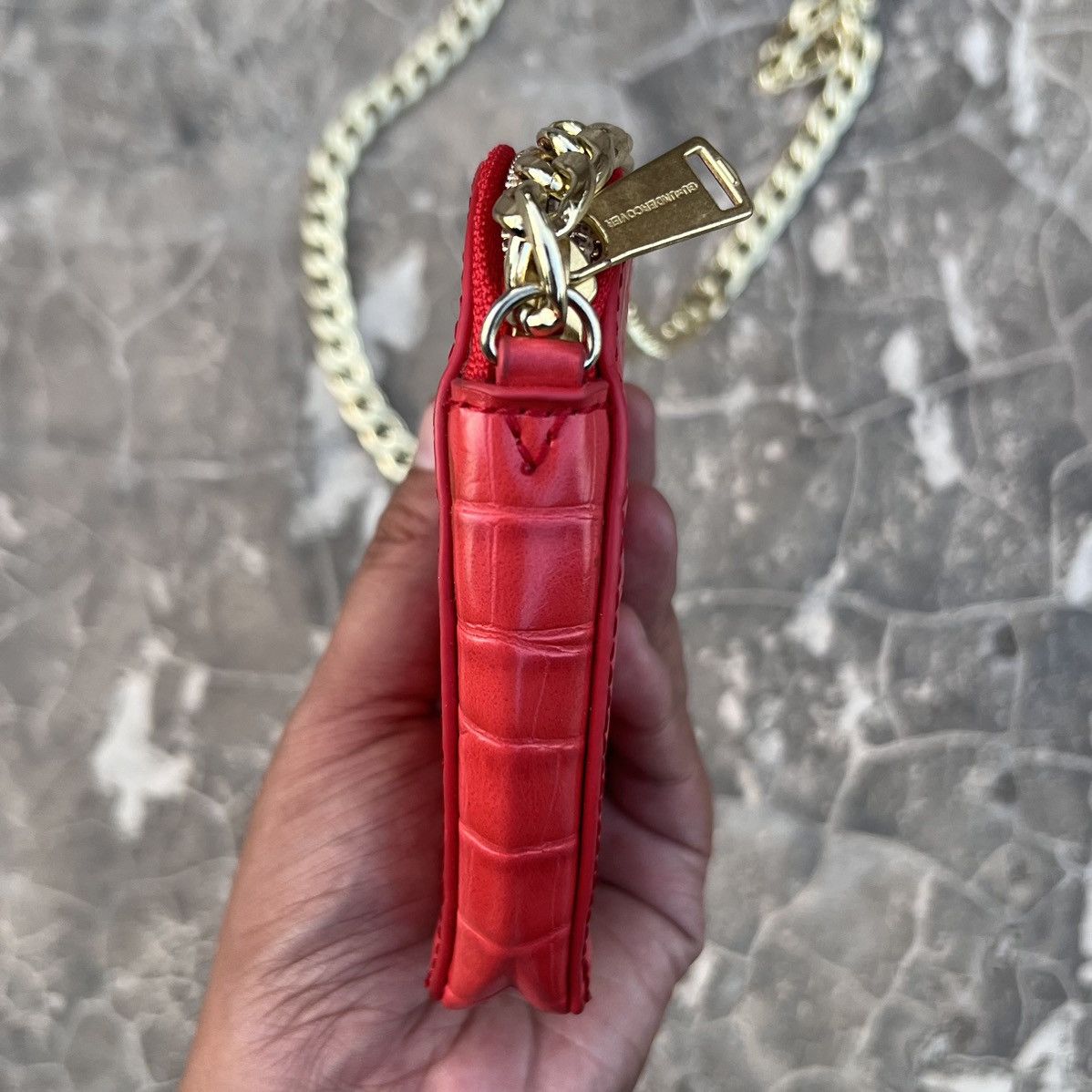 GU × Undercover Gu x Undercover Red Heart Gold Chain Bag Size ONE SIZE - 6 Thumbnail