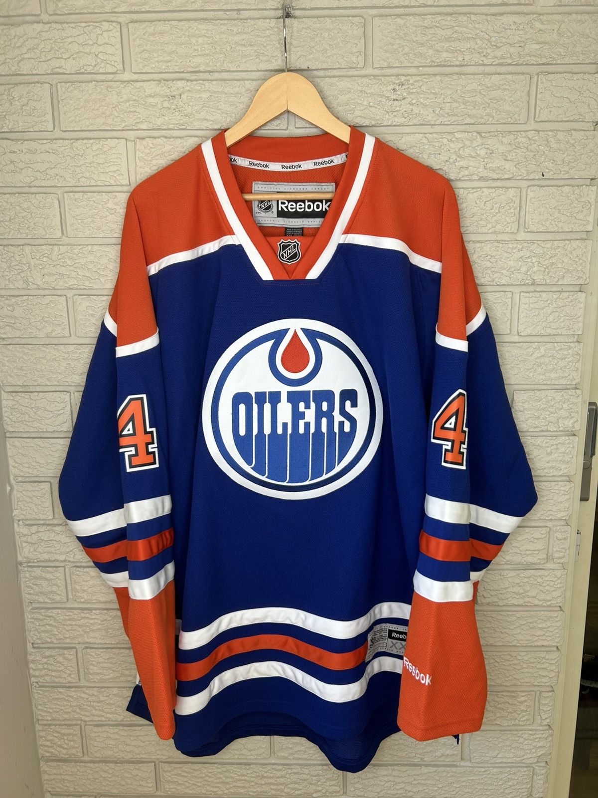 Reebok Reebok Edmonton Oilers Taylor Hall NHL Jersey Size US XXL / EU 58 / 5 - 1 Thumbnail