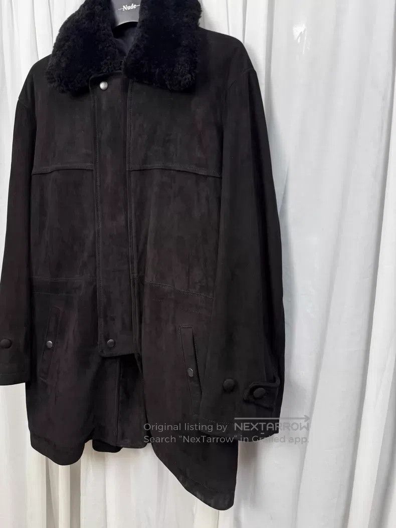 Yohji Yamamoto Yohji Yamamoto Shearling collar leather jacket| Size US M / EU 48-50 / 2 - 2 Thumbnail