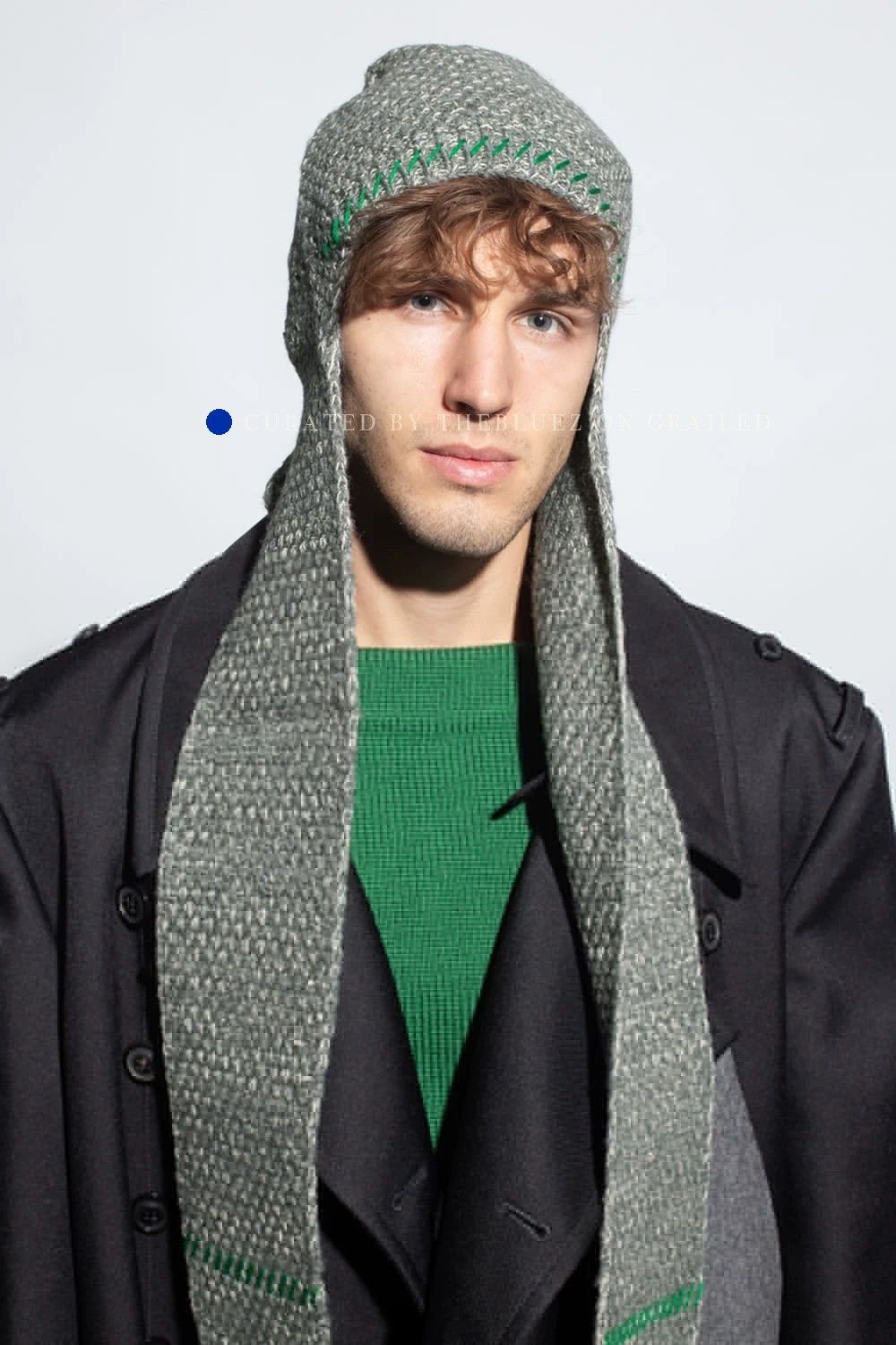 Maison Margiela Cozy Gray Knitted Beanie Size ONE SIZE - 1 Thumbnail