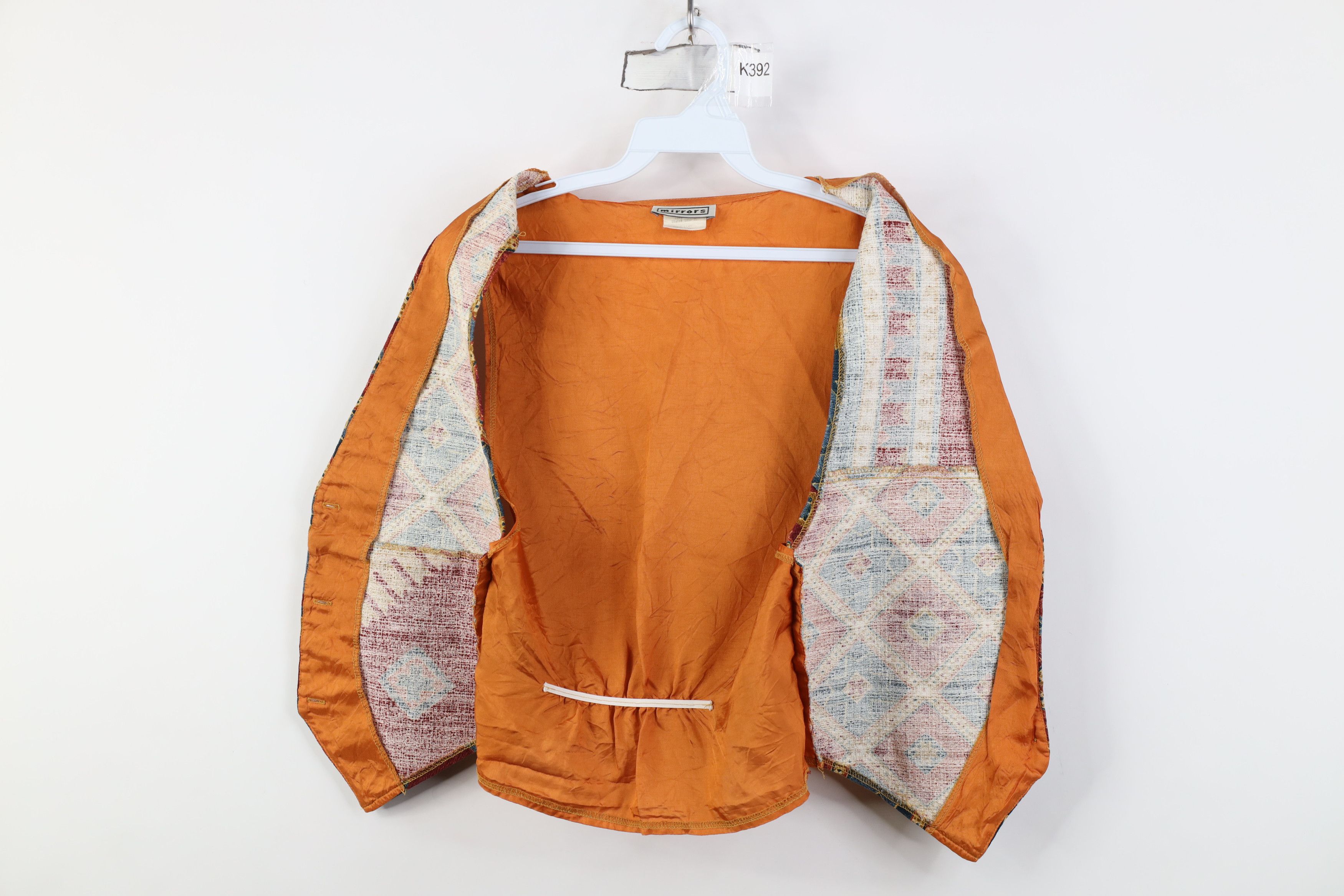 Vintage Vintage 90s Streetwear Rainbow Southwestern Vest Jacket USA Size M / US 6-8 / IT 42-44 - 9 Thumbnail