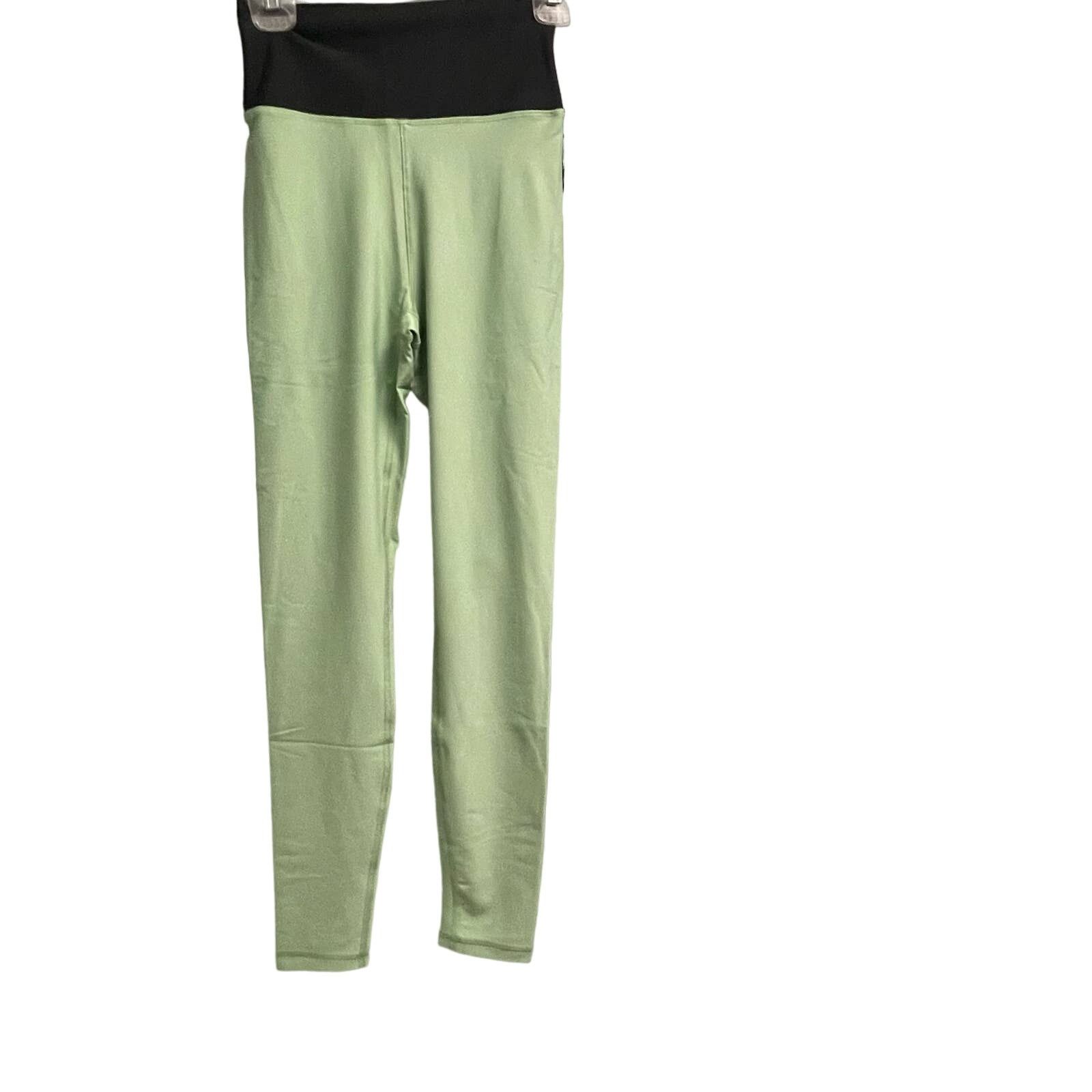 WeWoreWhat WeWoreWhat High Rise Legging NWT Green Black Sm $78 Revolve Size 27" / US 4 / IT 40 - 1 Thumbnail