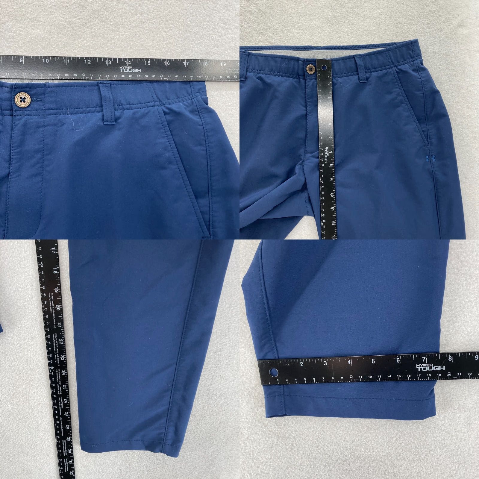 Under Armour Under Armour Match Play Golf Pants Mens 36x30 Straight Blue Stretch Waistband Size US 36 / EU 52 - 8 Thumbnail