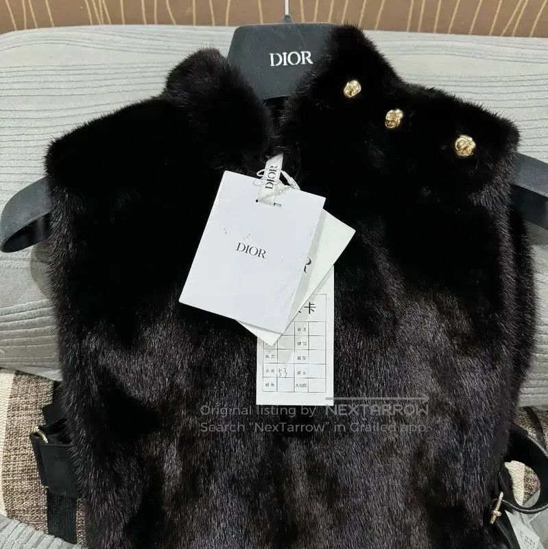 Dior Dior Black Mink Fur Women's Jacket Size S . Size S / US 4 / IT 40 - 2 Thumbnail