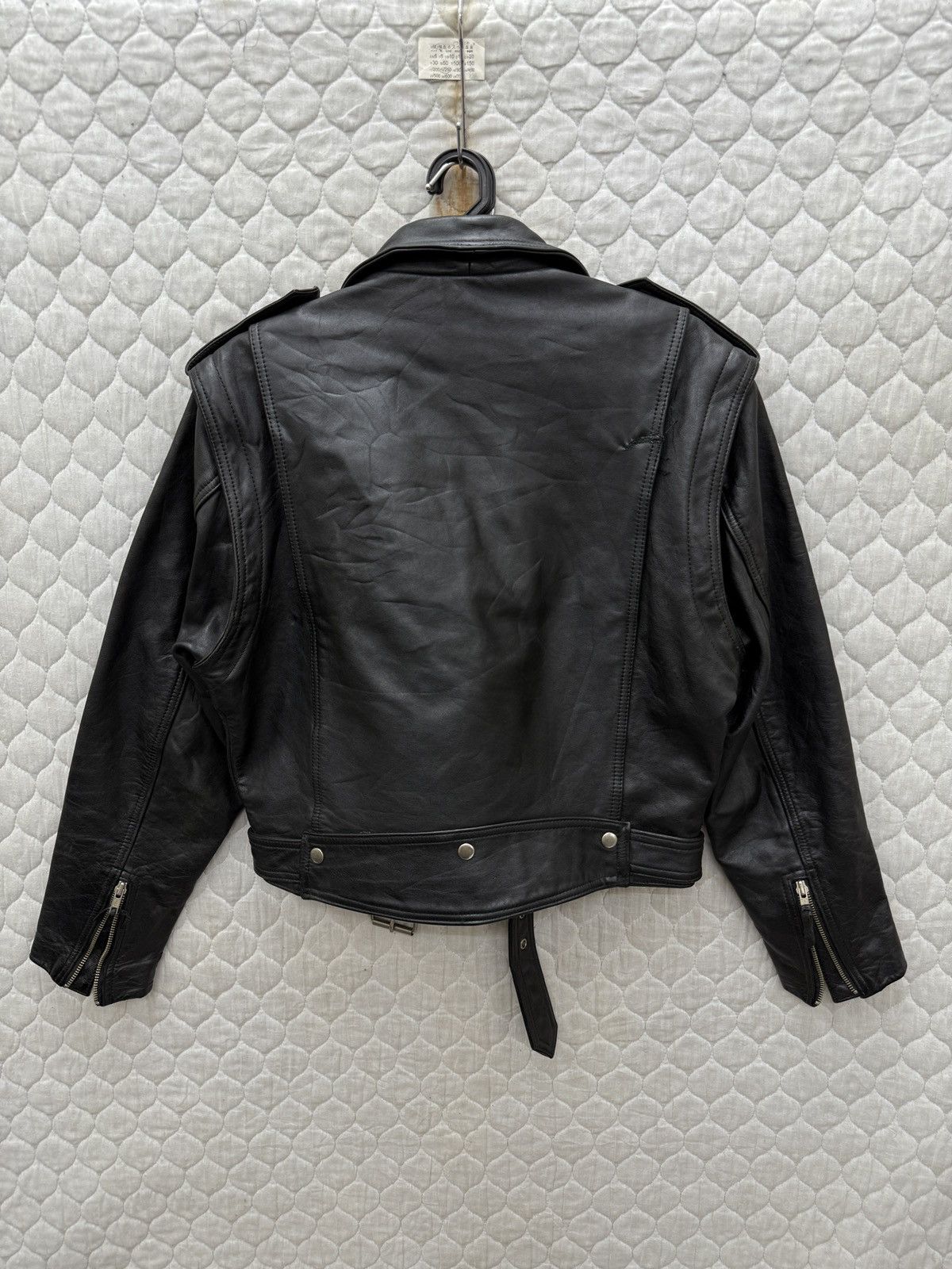 Mastercraft Union 🔥🔥🔥ARCHIVE VTG DOUBLE COLAR LEATHER JACKET Size M / US 6-8 / IT 42-44 - 4 Thumbnail