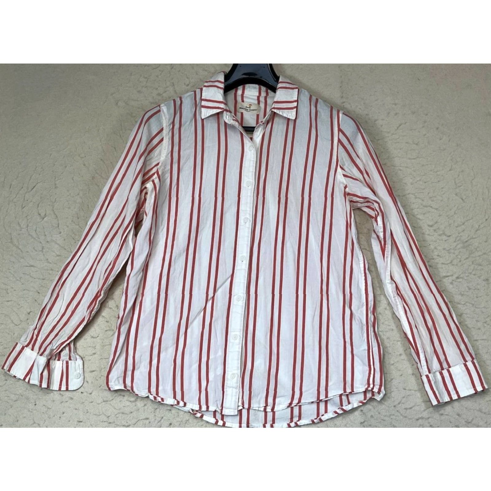 Marine Layer Marine Layer Button-Up Shirt Long Sleeve Striped Women M Multicolor Size M / US 6-8 / IT 42-44 - 2 Thumbnail