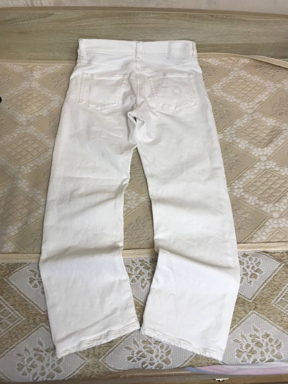 R13 🔥 R13 SS25 Romeo Jean Aerin White Stretch Denim Pants Jeans Size 28" / US 6 / IT 42 - 11 Thumbnail