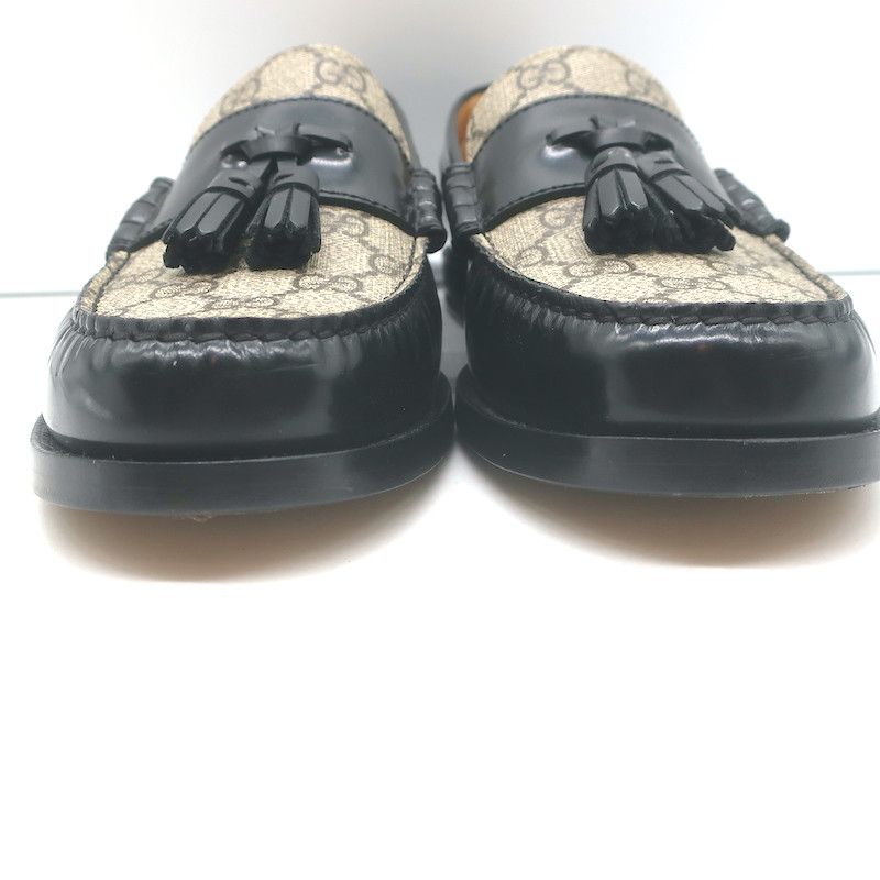 Gucci Gucci Kaveh GG Supreme Tassel Loafers Size 7.5 NEW Size US 10.5 / EU 43-44 - 4 Thumbnail