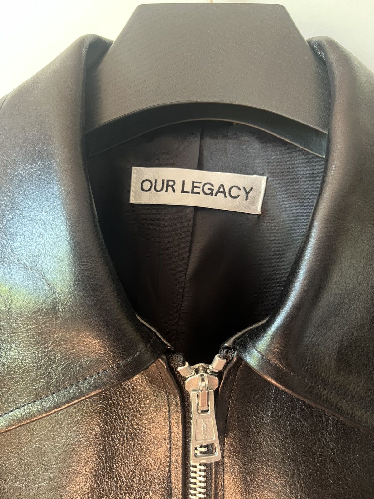 Our Legacy Our Legacy Real Leather Cropped Mini Jacket Size US S / EU 44-46 / 1 - 8 Thumbnail