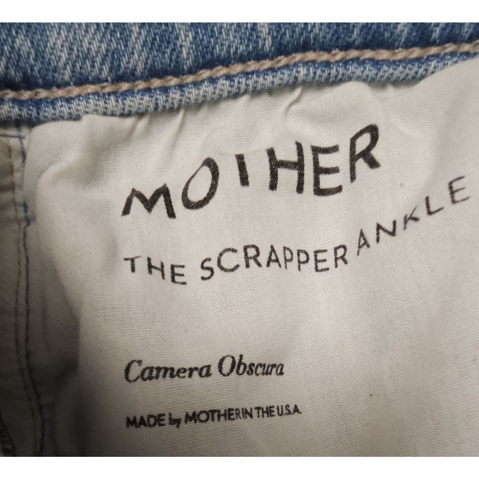 MOTHER Mother the Scrapper Ankle Jeans Camera Obscura Size 27 Size 27" / US 4 / IT 40 - 9 Thumbnail