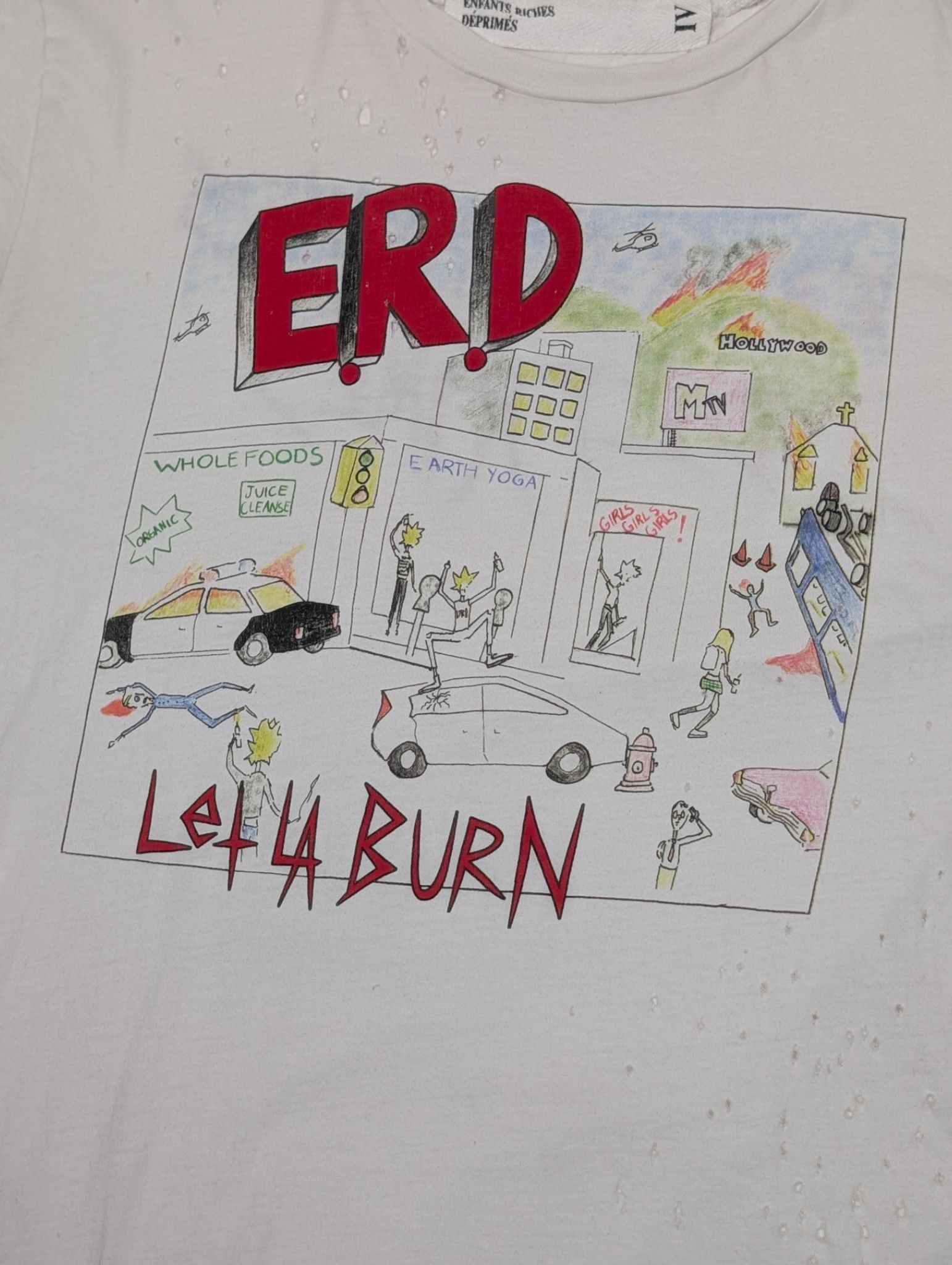 Enfants Riches Deprimes Let LA Burn T-Shirt Size US L / EU 52-54 / 3 - 9 Thumbnail