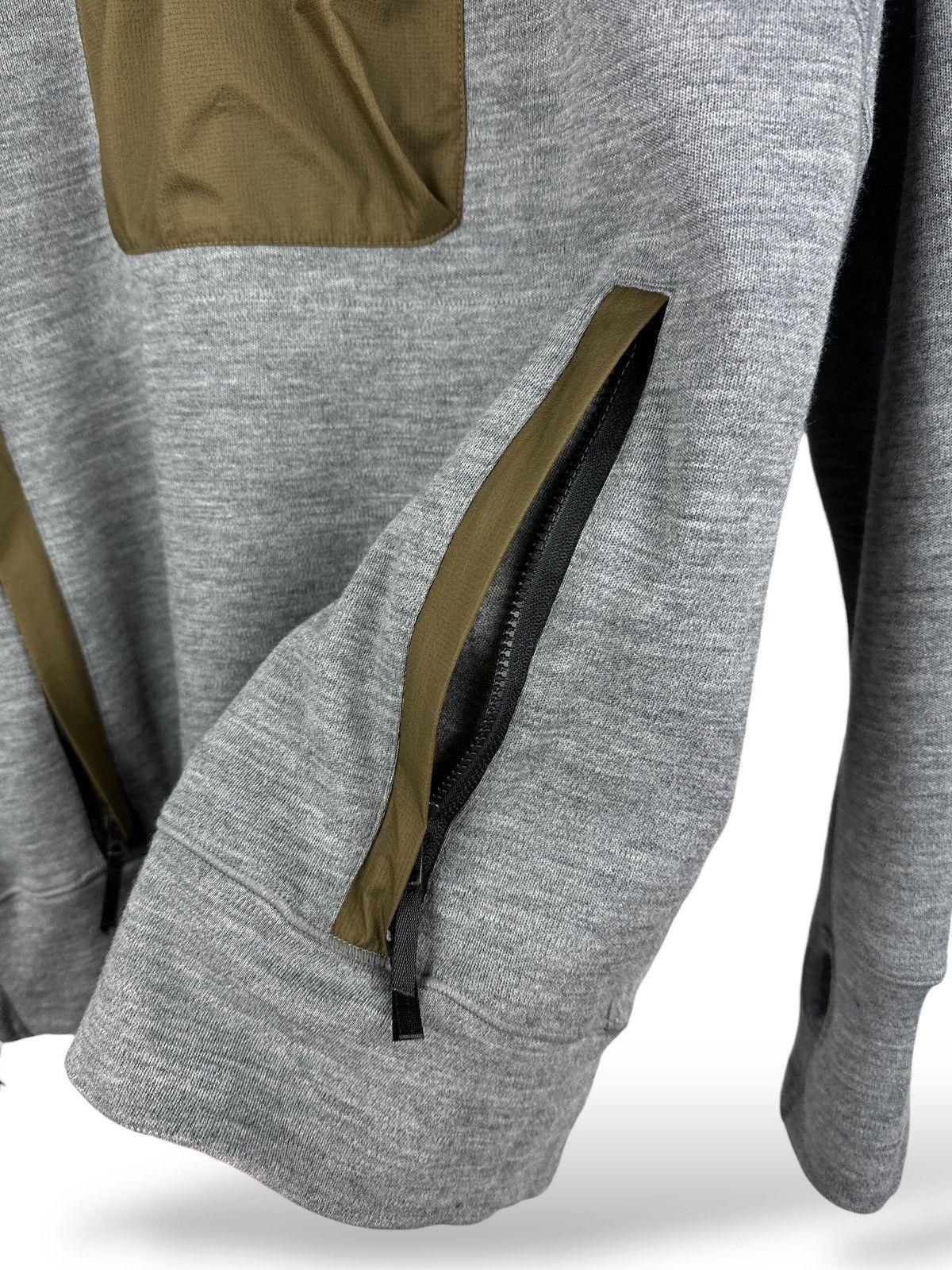 Nike Nikelaab AAE 1.0 Men’s Crew Sweatshirt Dark Grey Heather Size US L / EU 52-54 / 3 - 8 Thumbnail
