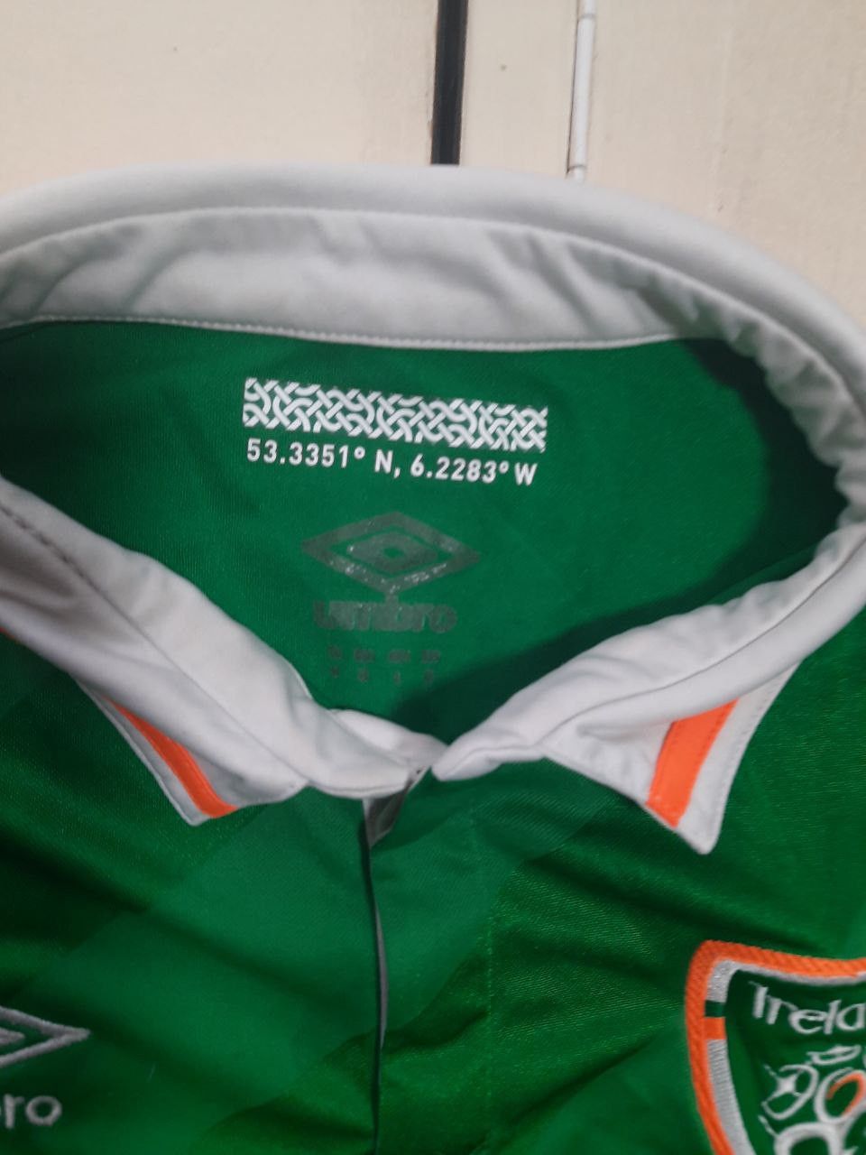 Umbro Umbro Ireland Home Jersey 2016 Size US M / EU 48-50 / 2 - 7 Thumbnail
