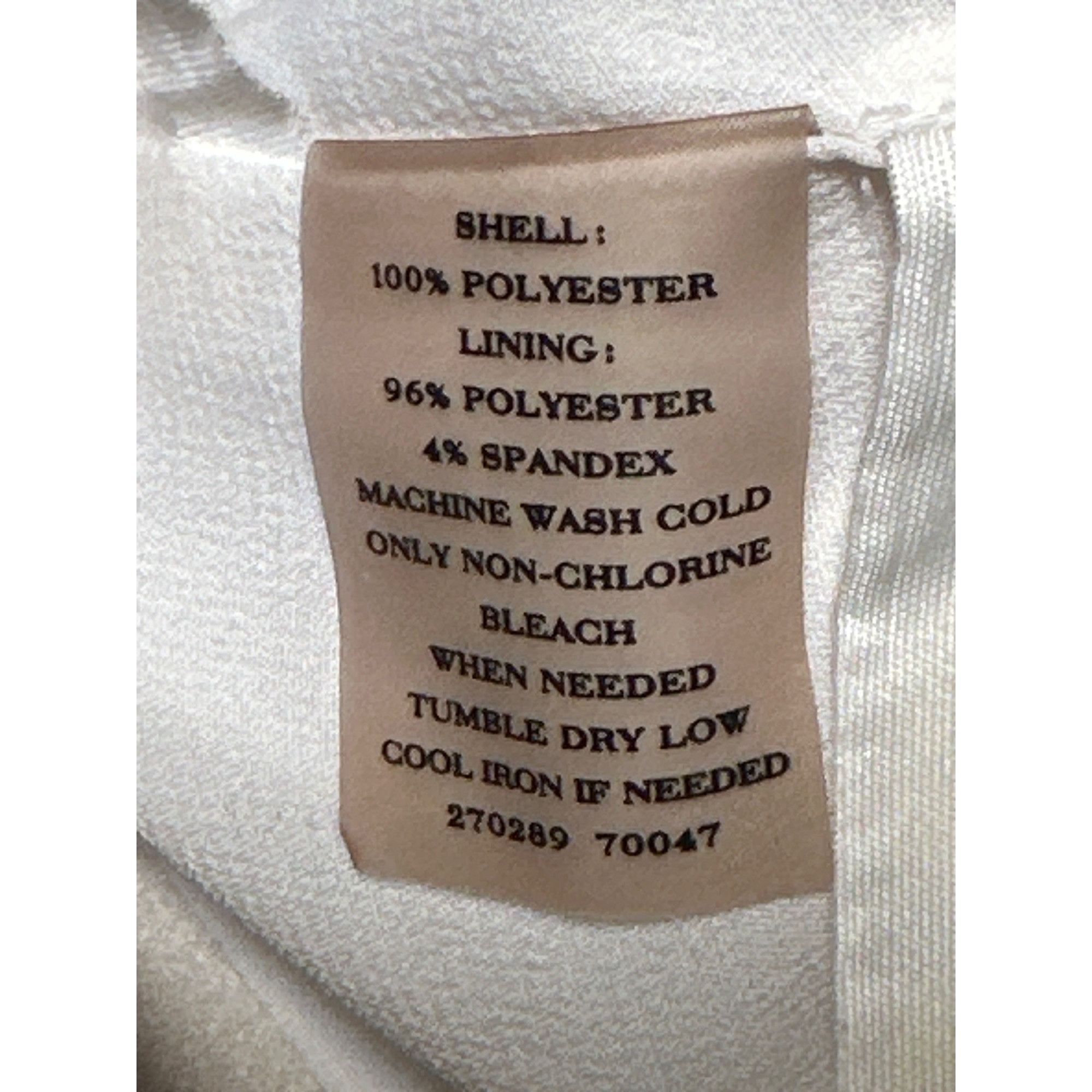 Ann Taylor Ann Taylor Size 8 White Beige Draped Asymmetric Blouse Side Size M / US 6-8 / IT 42-44 - 11 Thumbnail