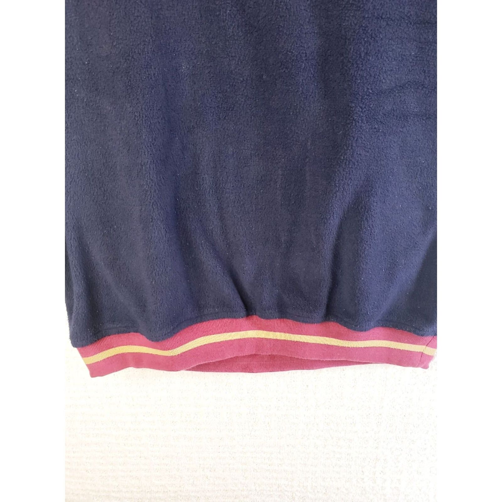 Izod VINTAGE IZOD Vest Shirt Men M Navy Blue w Red Trim 100% Polyester Golf Vest Size US M / EU 48-50 / 2 - 5 Thumbnail