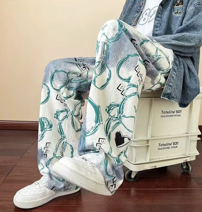 Japanese Brand × Vintage Man Oversized Casual Pants Harajuku Style Wide Leg Straight Size US 30 / EU 46 - 4 Thumbnail