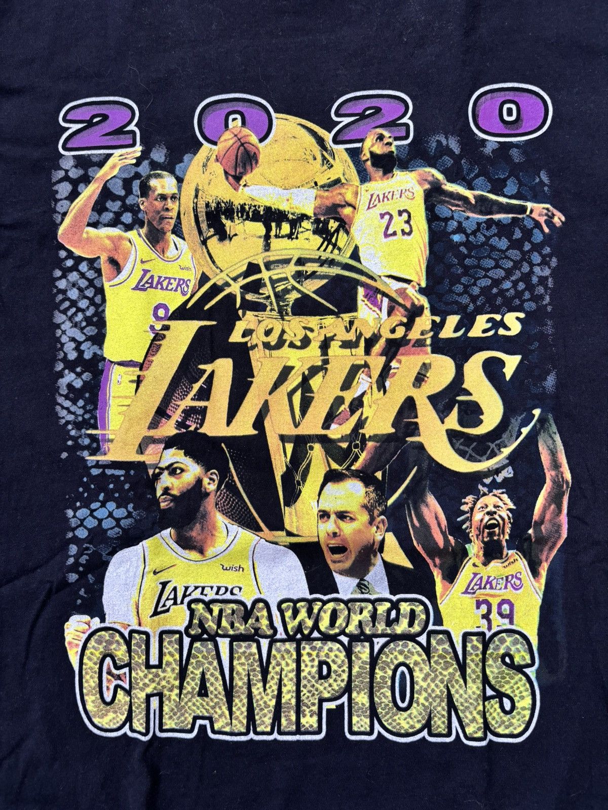 NBA Lakers champions rap tees Size US M / EU 48-50 / 2 - 3 Thumbnail
