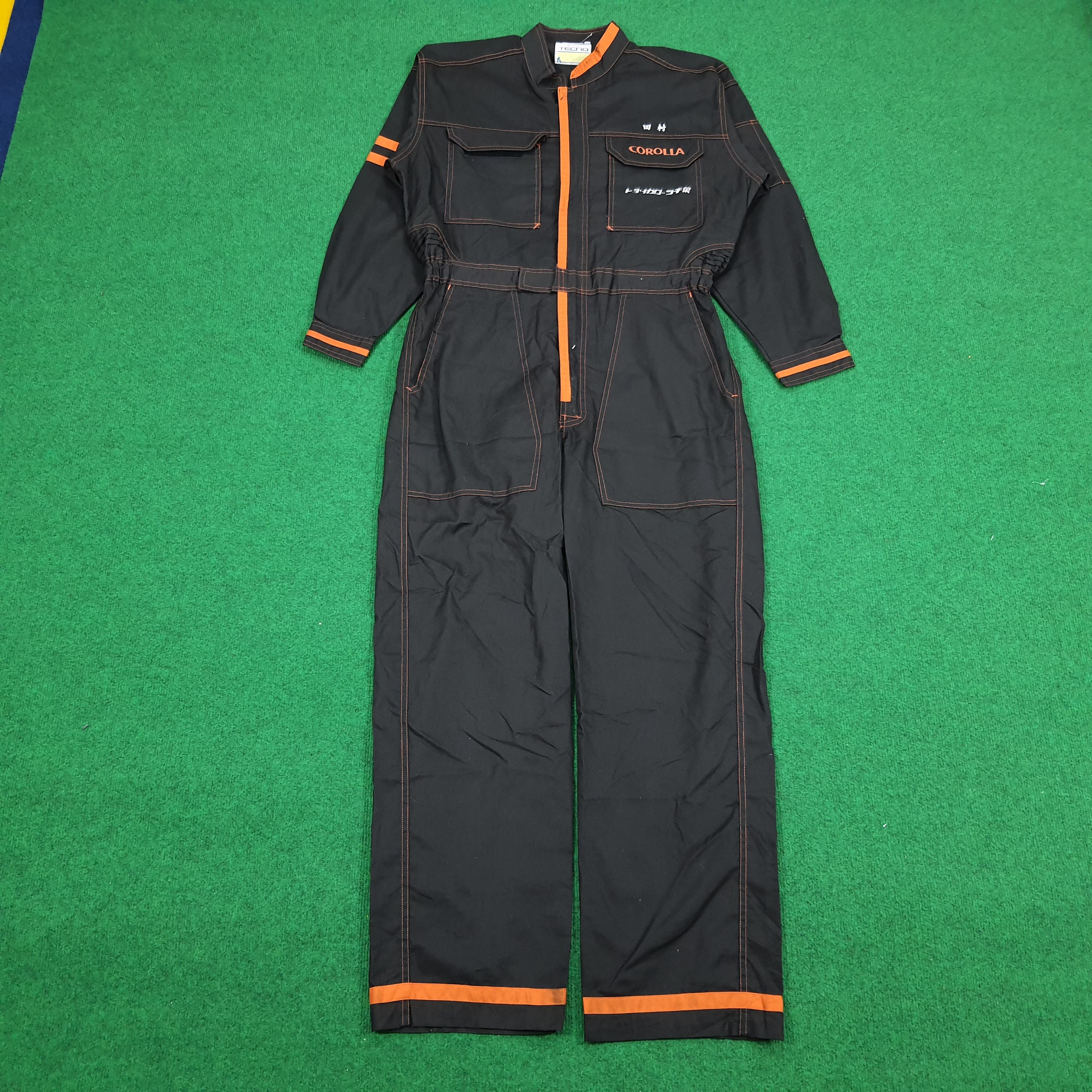 Japanese Brand × Vintage Vintage Toyota Tecno Japan Racing Brand Motorsports Coverall Size US L / EU 52-54 / 3 - 4 Thumbnail