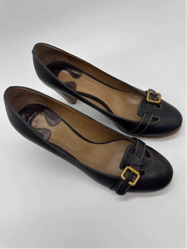 Chloe Chloé Leather Heels Size 40 (US 10) Size US 10 / IT 40 - 4 Thumbnail