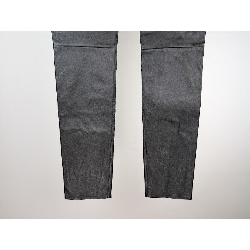 Saint Laurent Paris o1rshd1 Agora Stretch Skinny 5-Pocket Leather Pants in Black Size US 38 / EU 54 - 13 Thumbnail