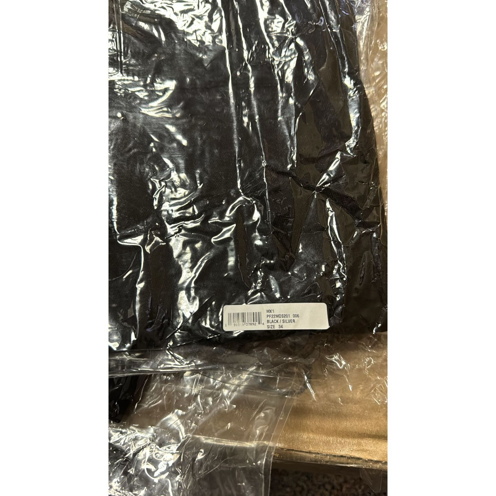 Amiri o1rshd1 MX1 Jean in Black/Silver Size US 34 / EU 50 - 22 Thumbnail