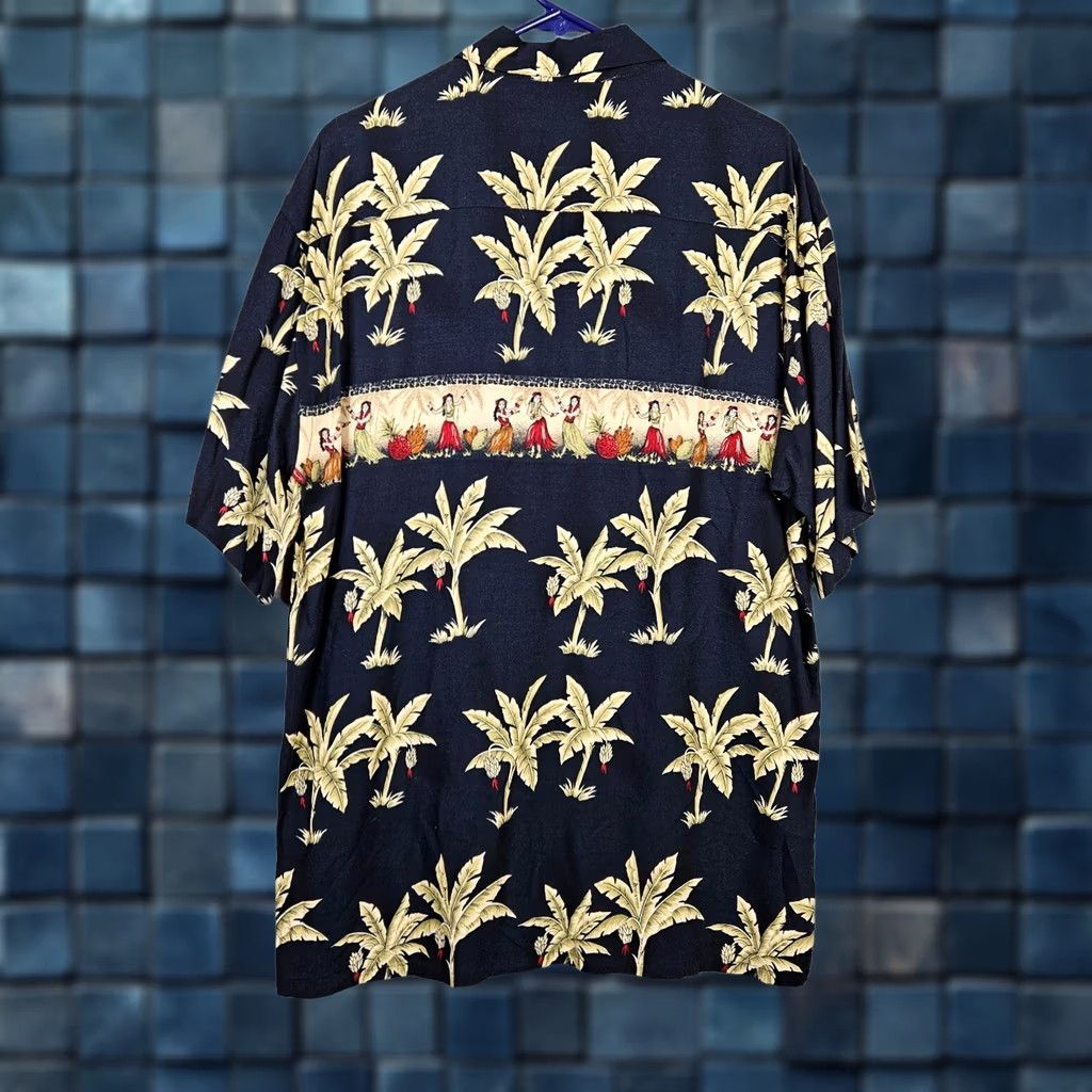 Pierre Cardin Pierre Cardin Men's Aloha Hawaiian Palm Trees Printed Shirt Sz M Size US M / EU 48-50 / 2 - 1 Thumbnail