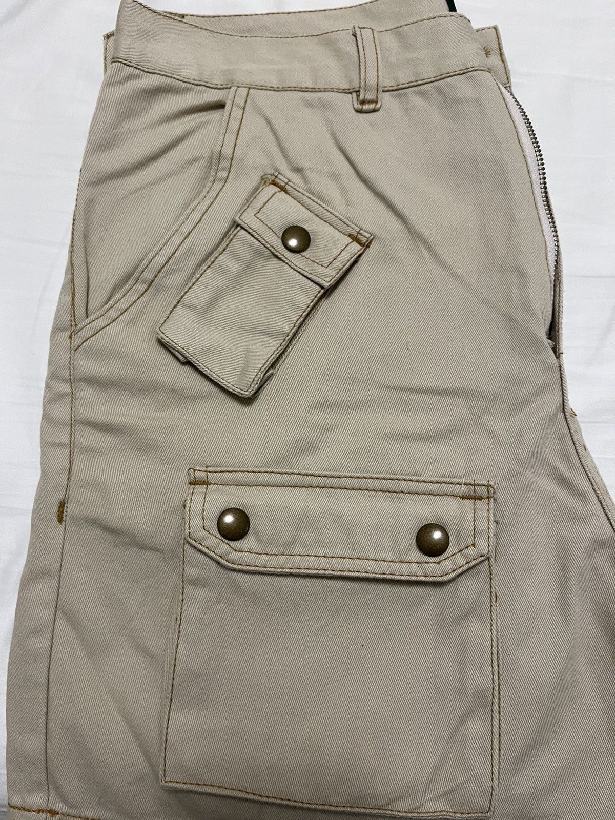 Other WelcomeSunnyGarments Beige/Cream Safari Shorts Size US 32 / EU 48 - 11 Thumbnail