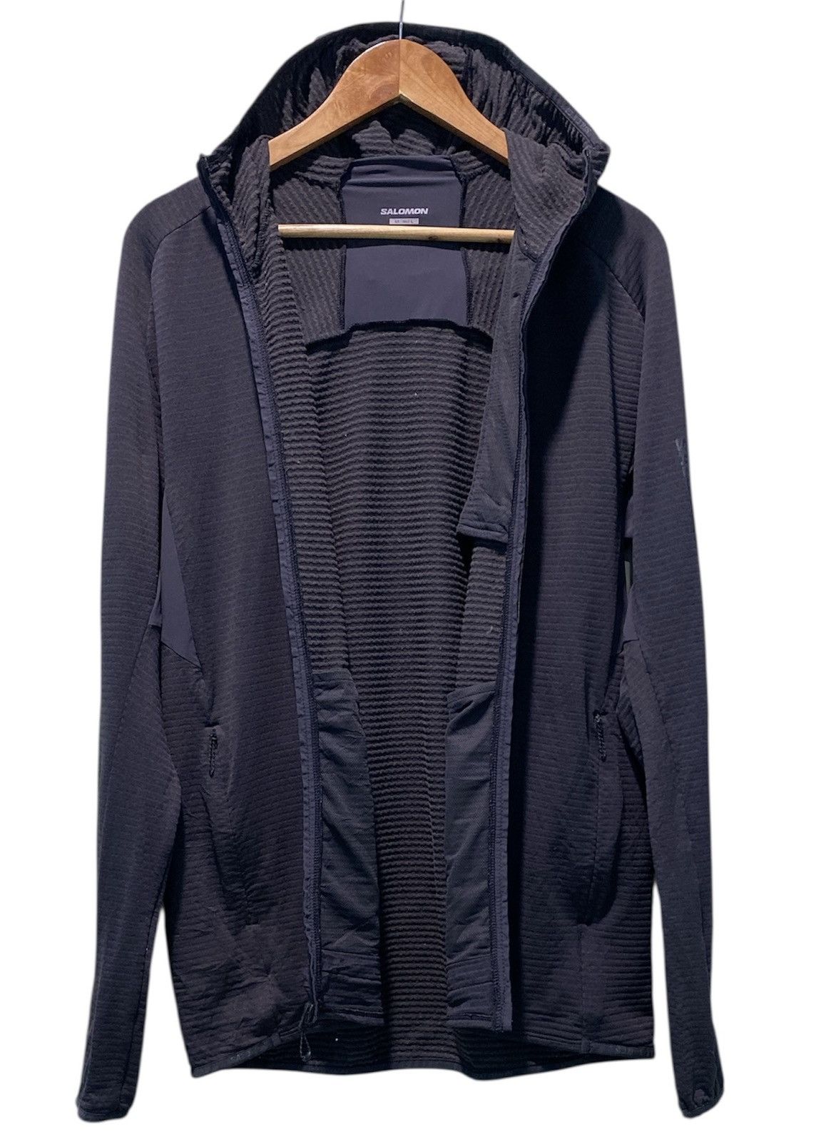 Salomon Salomon Essential Lightwarm Stretch Full Zip Hoodie Size US L / EU 52-54 / 3 - 3 Thumbnail