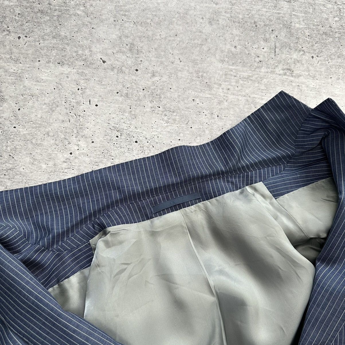 Other SUITSUPPLY Guanello Blazer Stripe Wool Mohair Lined Size 40R - 17 Thumbnail