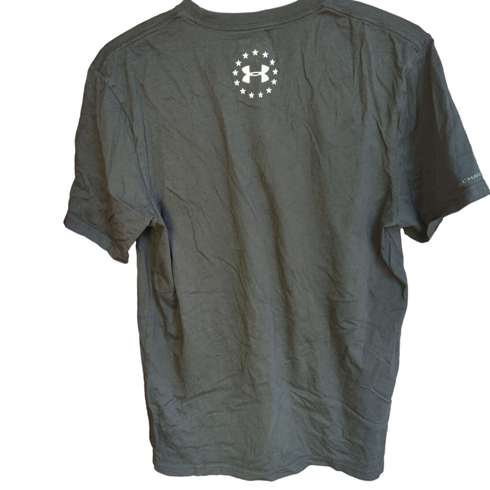 Under Armour Underarmour Unisex Adult Black Graphic " Support The Troops" Size US M / EU 48-50 / 2 - 2 Thumbnail