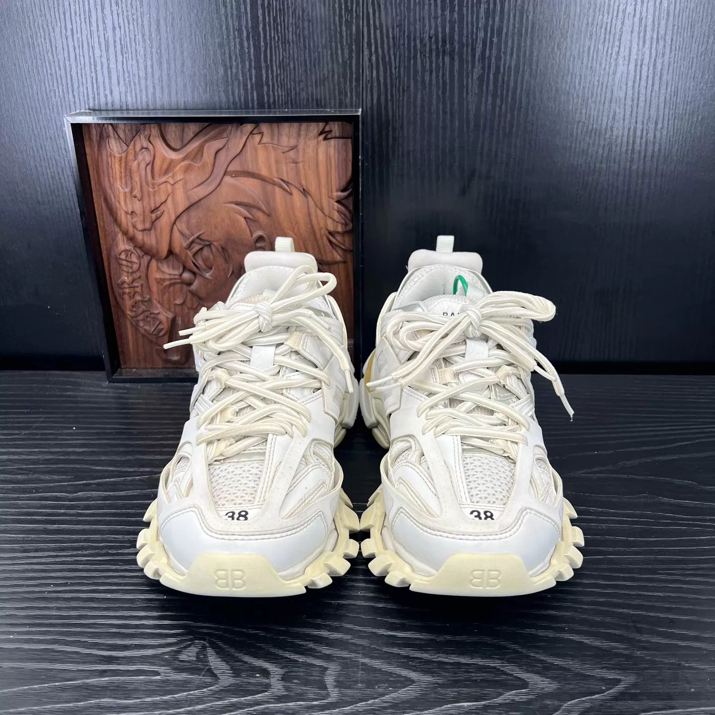 Balenciaga Balenciaga Track White Sneaker Women's 38 Size US 7.5 / IT 37.5 - 6 Thumbnail