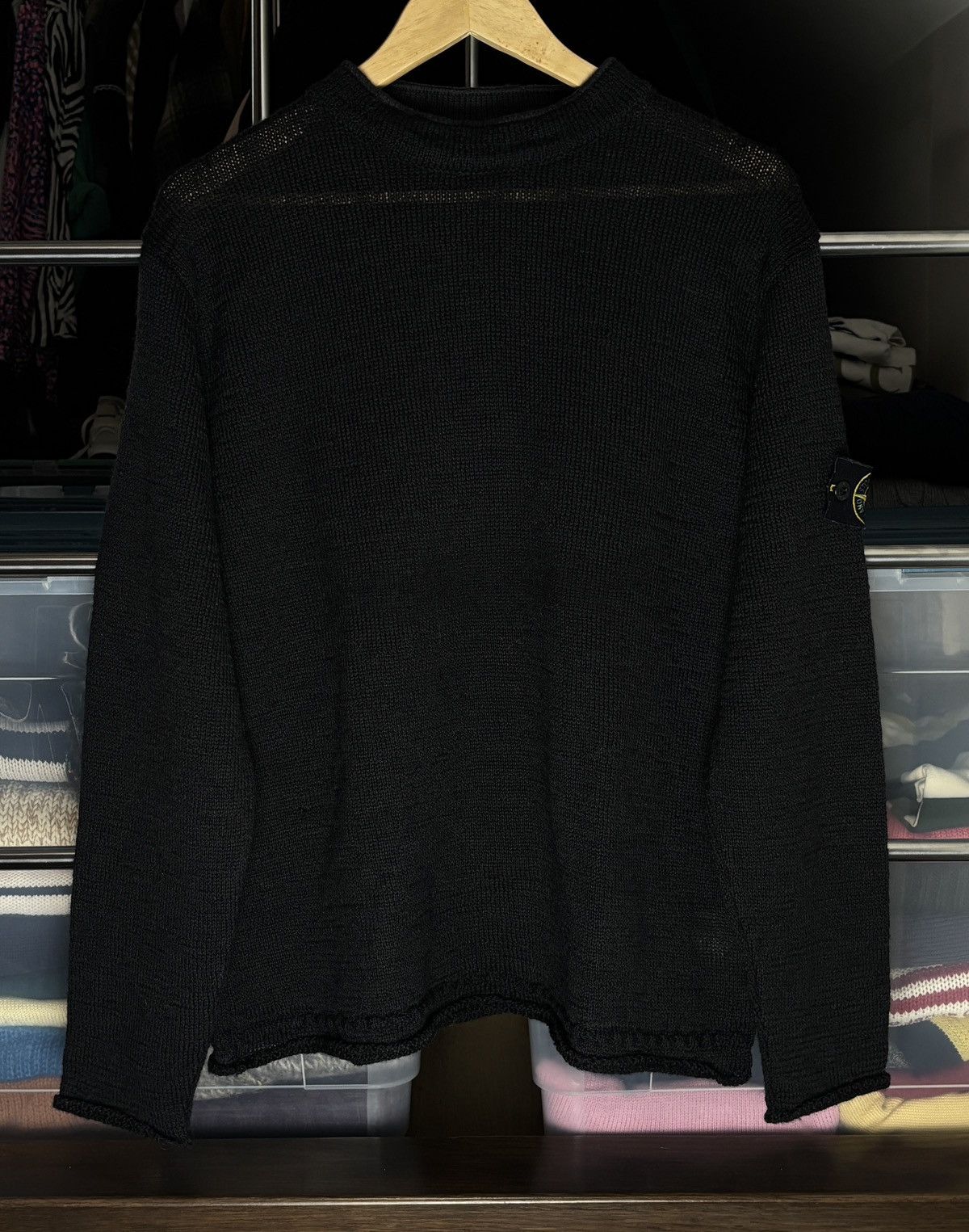 Stone Island Stone Island AW01 Knitted Wool Archive Vintage Sweater Size US XL / EU 56 / 4 - 1 Thumbnail