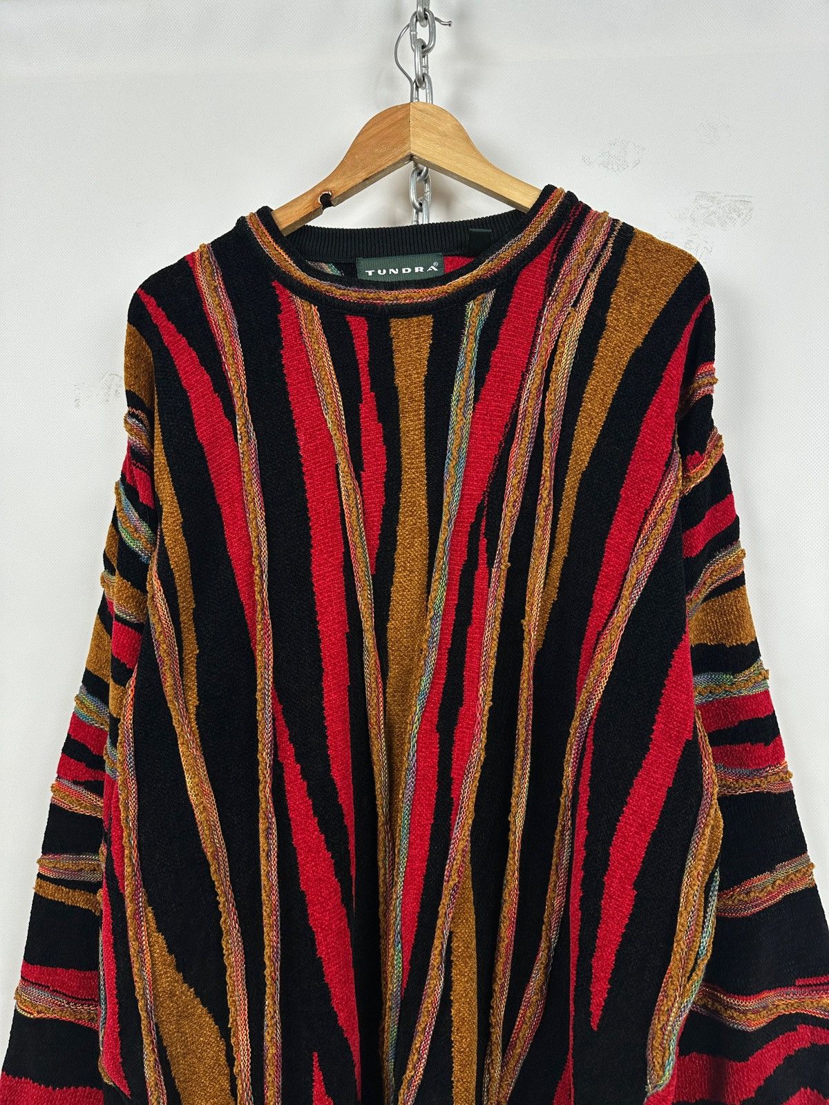 Tundra Canada Vintage Tundra Canada 3D Knit Coogi Style Sweater Size US XXL / EU 58 / 5 - 3 Thumbnail