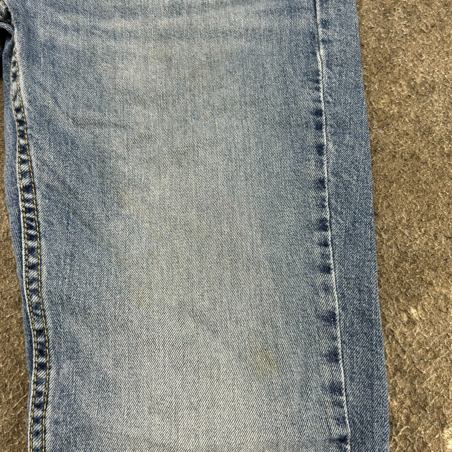 Levi's Levi's 514 Jeans Mens 30x30 Blue Slim Straight Leg Light Wash Stretch Denim Size US 30 / EU 46 - 3 Thumbnail