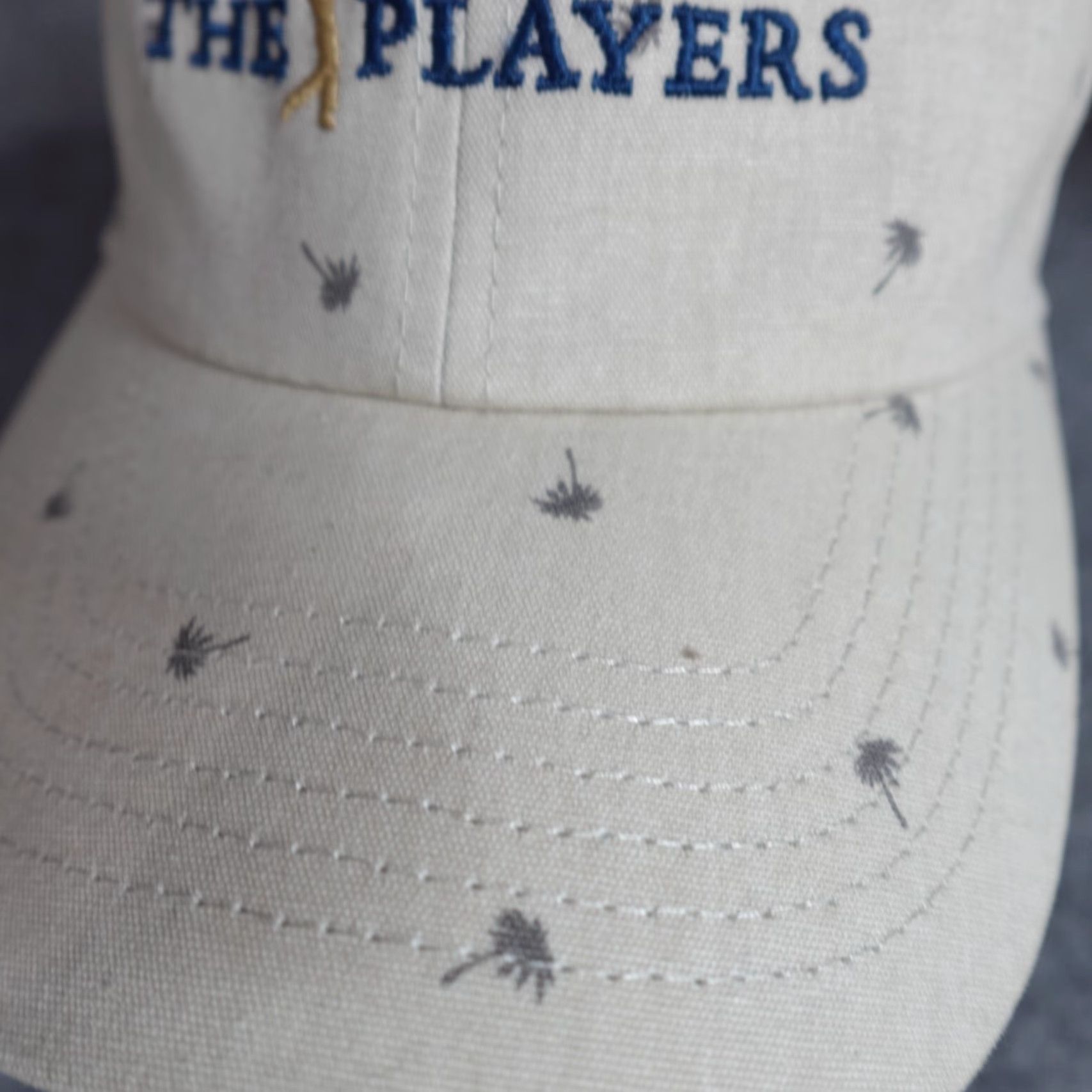 Vintage The Players Golf Championship Hat Beige Strapback Embroidered Dadhat Size ONE SIZE - 3 Thumbnail