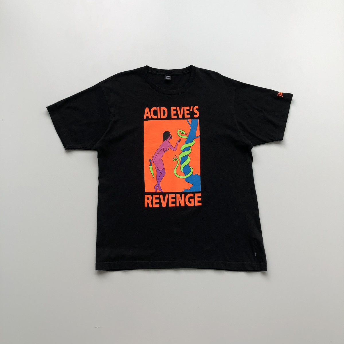 Patta Patta Acid Eve’s Revenge Printed Cotton T-Shirt Black Size US L / EU 52-54 / 3 - 1 Thumbnail