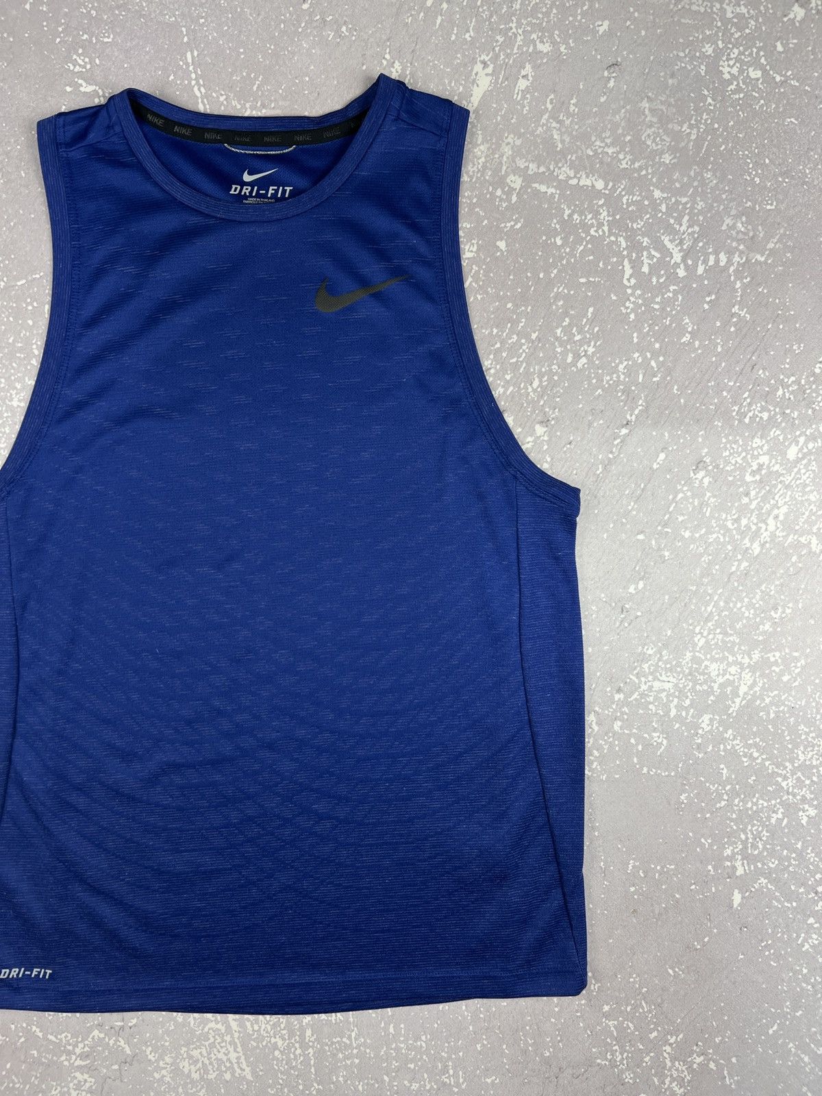 Nike Nike Swoosh Dri fit Gym SleevelessTank Top Mens S Blue Size US S / EU 44-46 / 1 - 2 Thumbnail