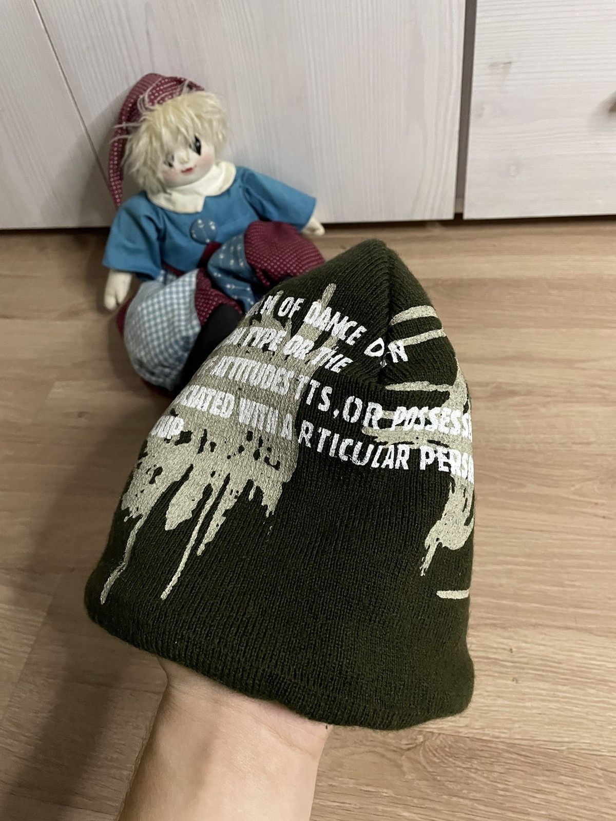 If Six Was Nine × Japanese Brand vintage avant garde winter fleece hat Size ONE SIZE - 3 Thumbnail