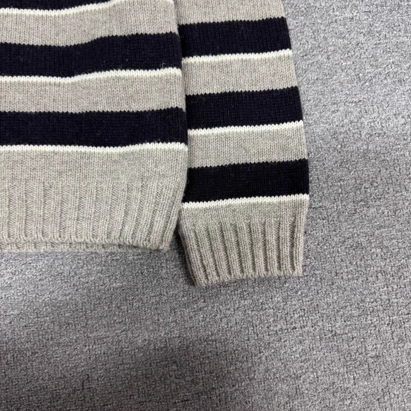 Celine Celine Striped Triumph Logo Sweater XL 99 New Size US XL / EU 56 / 4 - 5 Thumbnail