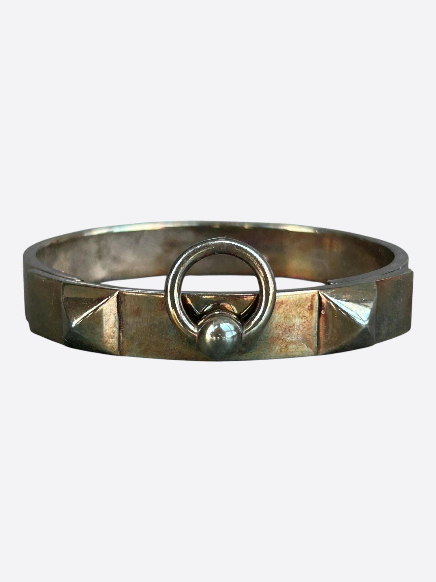 Hermes Hermes Silver Collier De Chien Bracelet Size ONE SIZE - 1 Thumbnail