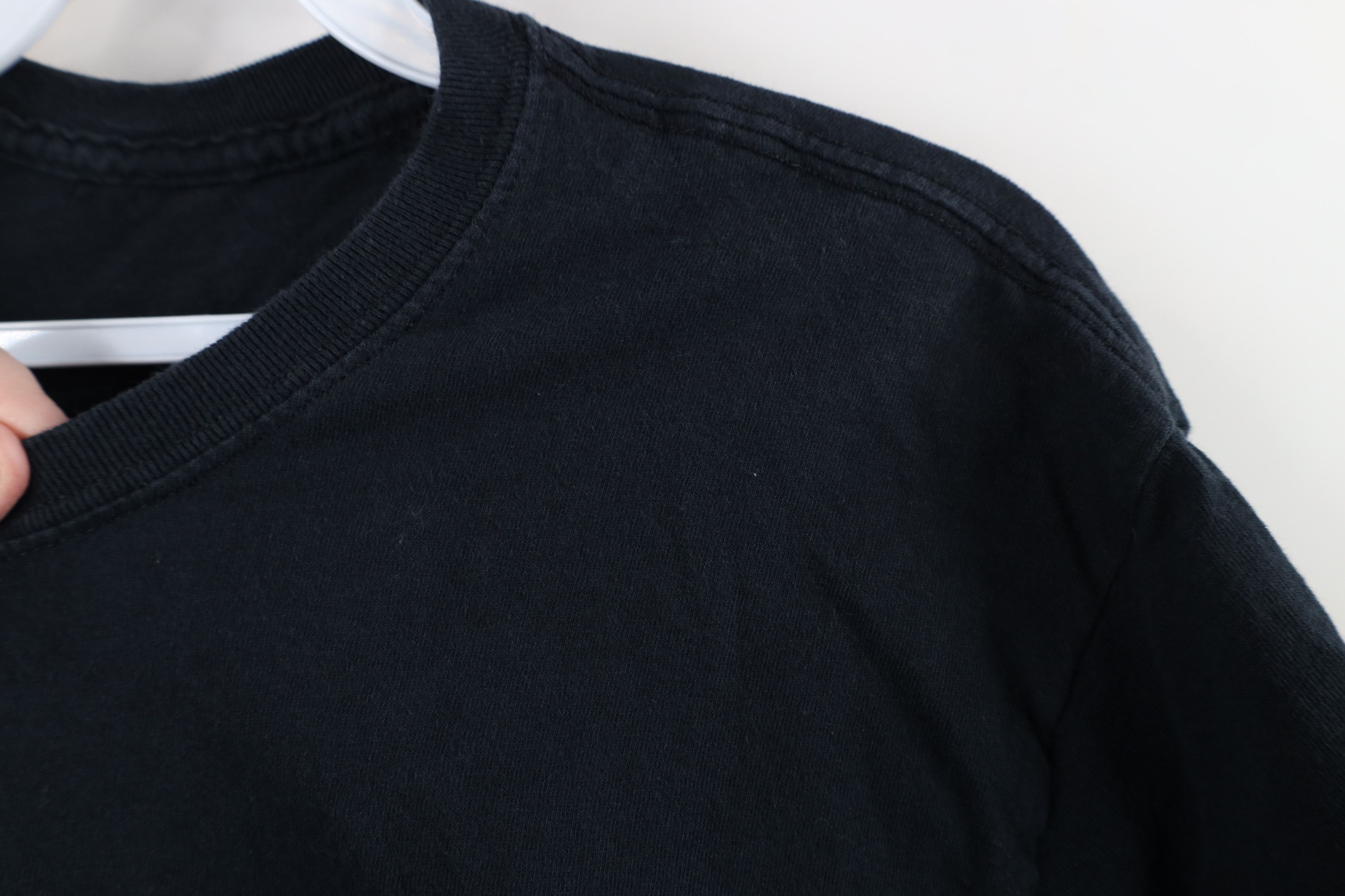 Vintage Vintage 90s Streetwear Cotton Short Sleeve T-Shirt Black Size US L / EU 52-54 / 3 - 4 Thumbnail