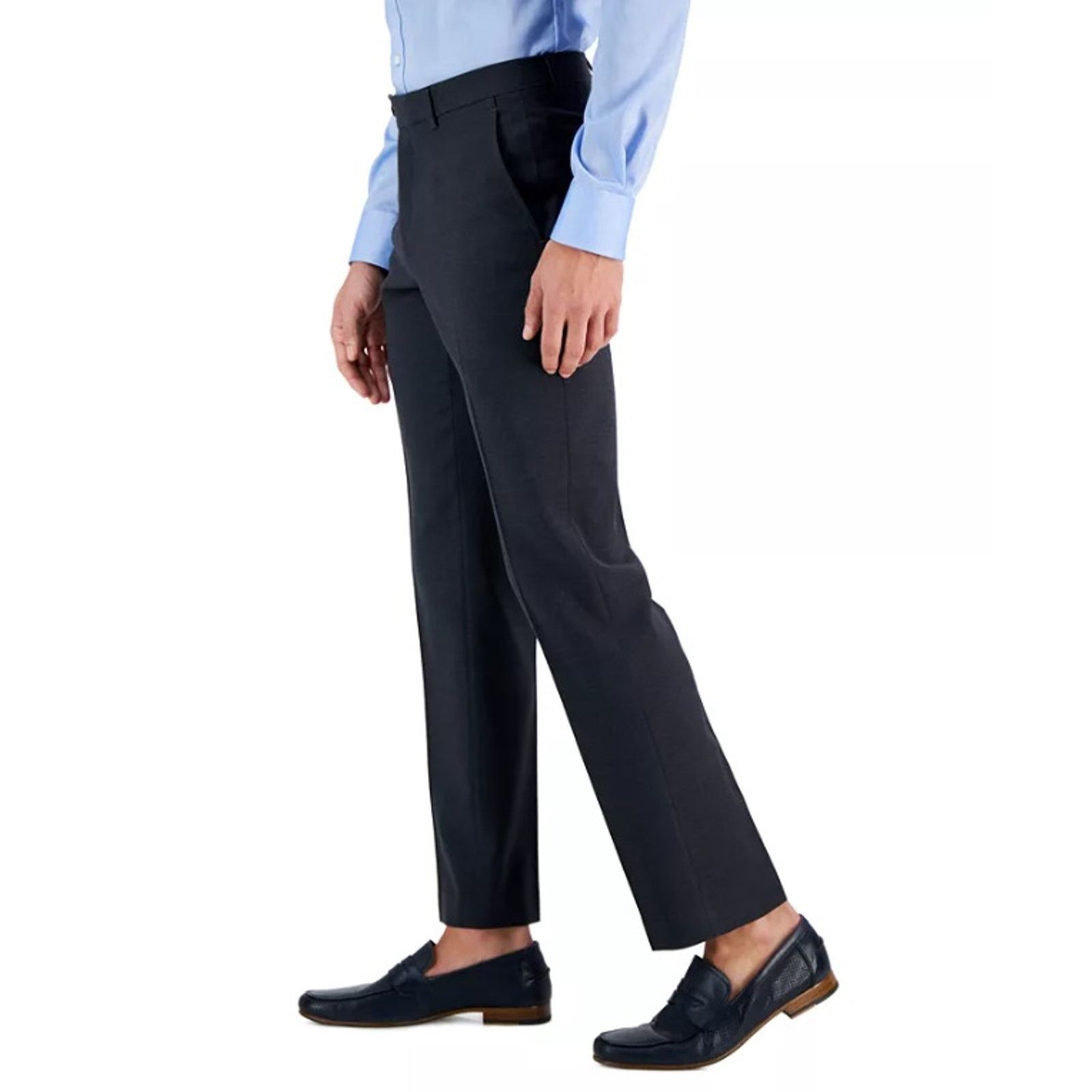 Tommy Hilfiger Tommy Hilfiger Men's Charcoal Wool Suit Pants Size 33x30 Size US 33 - 3 Thumbnail
