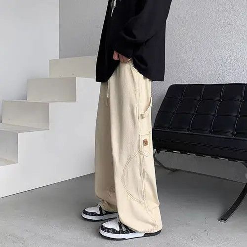 Japanese Brand Misaki x Misa Khaki high street vintage baggy jeans Size US 30 / EU 46 - 1 Thumbnail
