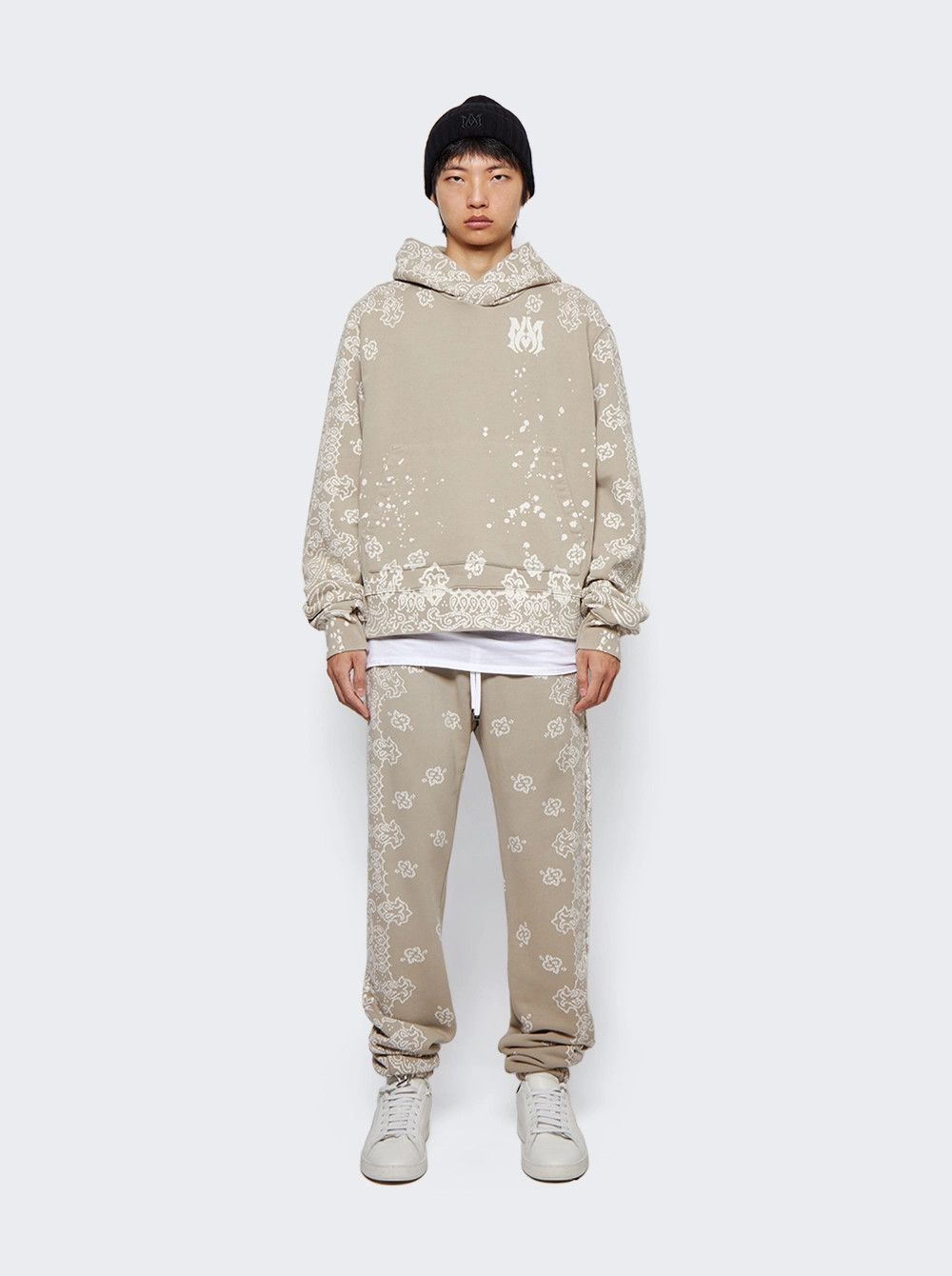 Amiri o1y0525 Jogger & Sweatpant in Beige/White Size US 34 / EU 50 - 5 Thumbnail