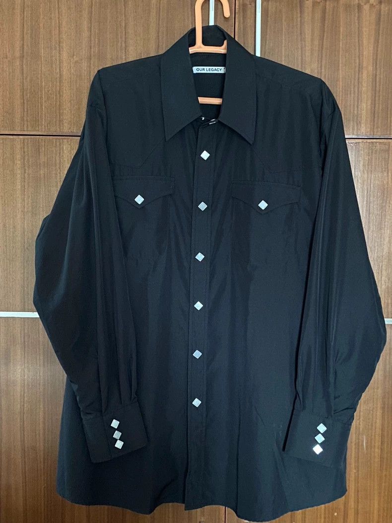 Our Legacy our legacy Elegant shirt with metal buckle 2505-Nextarrow Size US S / EU 44-46 / 1 - 1 Thumbnail
