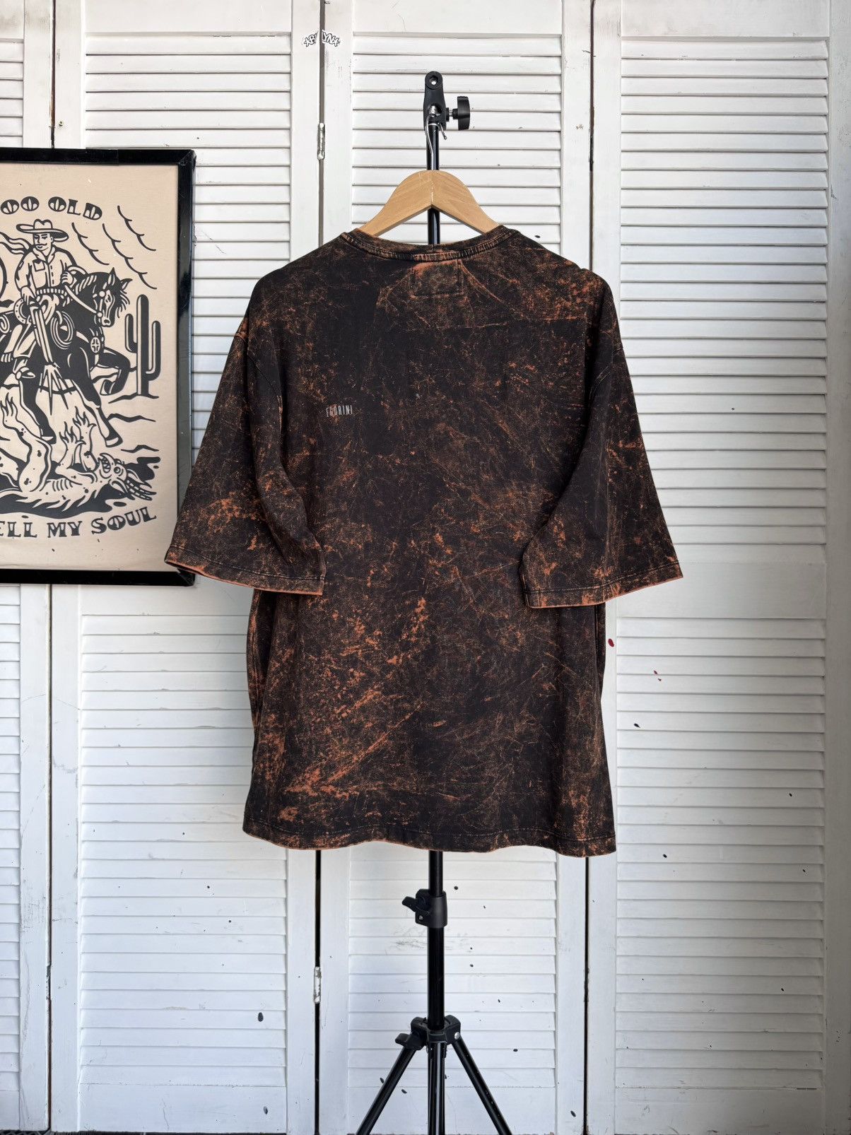 Other EGORINI Namaste Motherfuckers Acid Wash Oversized T-Shirt Size US L / EU 52-54 / 3 - 2 Thumbnail