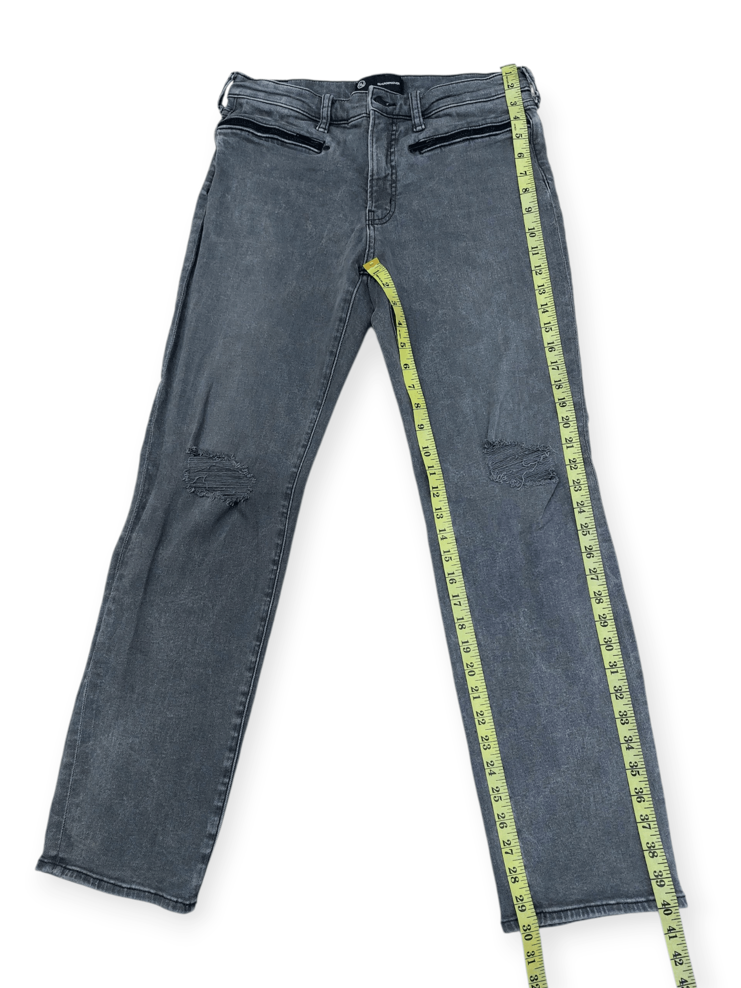 Undercover GU x Undercover Kosmik Noise Smoke Phantom Zip-Pocket Denim Size US 30 / EU 46 - 14 Thumbnail